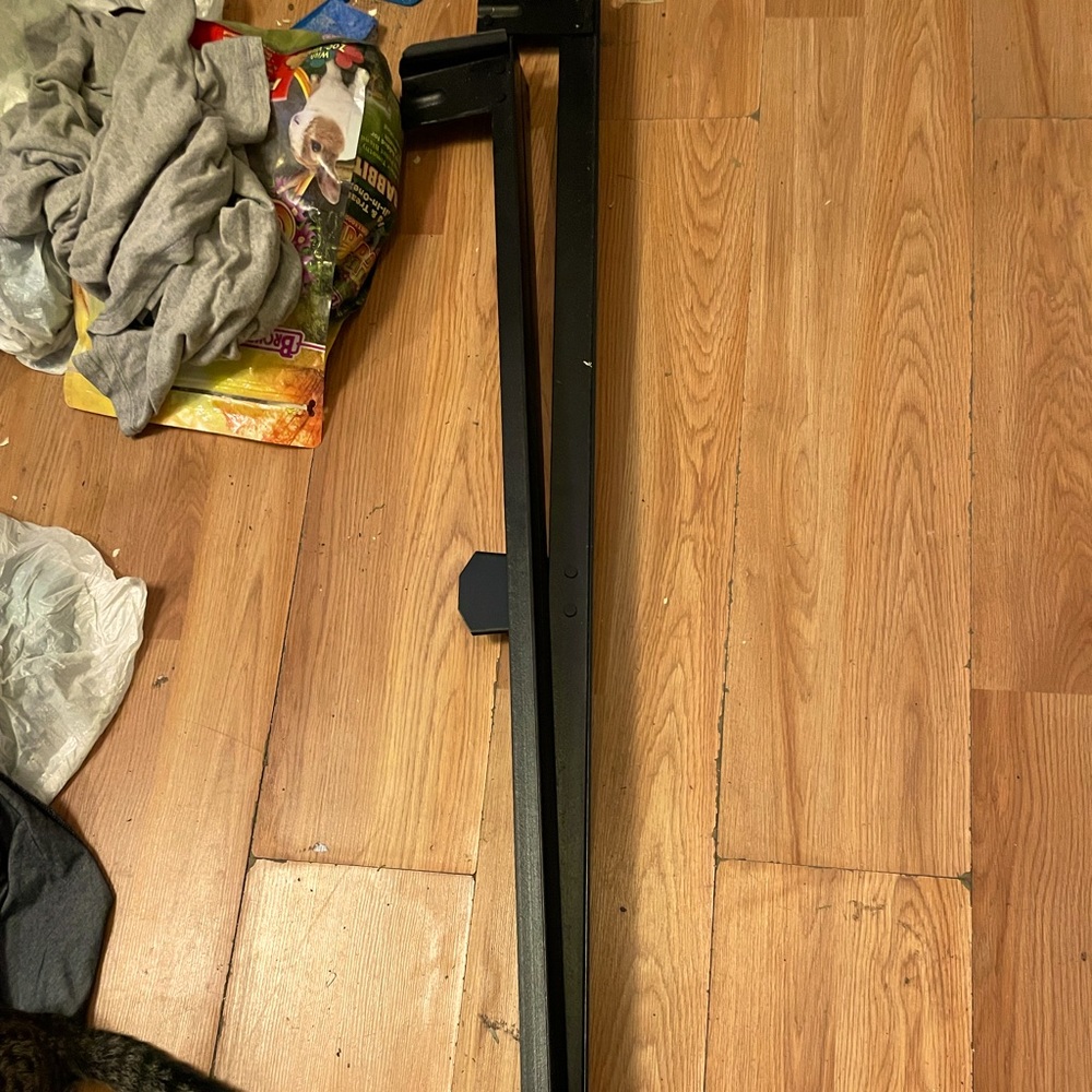 Adjustable Black Frame With Wheels